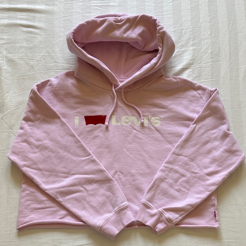 Levi's Light Pink Hoodie with Logo